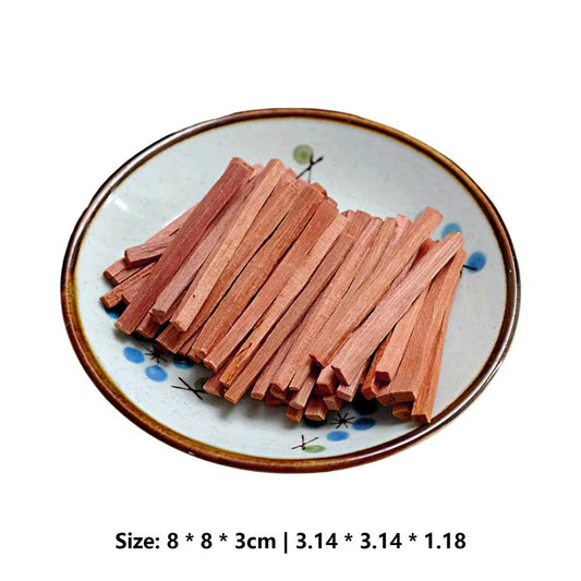 50G Natural Sandalwood Stick Small Logs of Sticks Aromatic Fragrance Sandal Wood Chips for Aromatherapy Natural Aroma